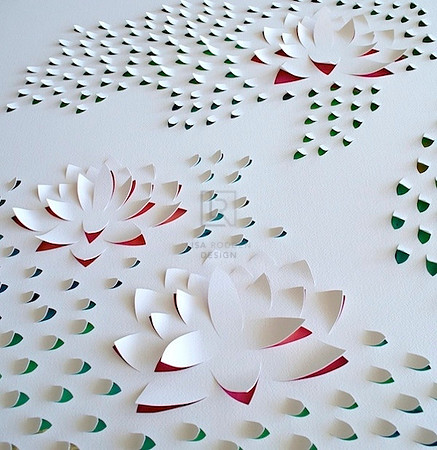 Lotus Flow II (Triptych)