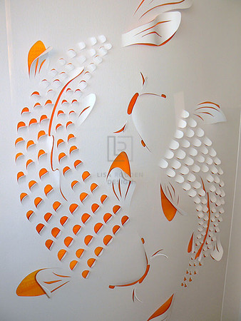 Two Koi Carp