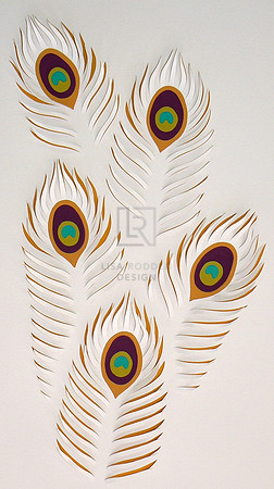 Peacock Feathers I