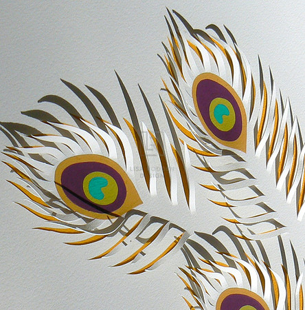 Peacock Feathers I